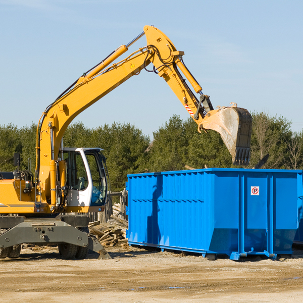 how does a residential dumpster rental service work in Little Canada